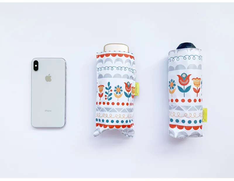 Женские зонты, 5 складных мини-зонтов, карманный солнцезащитный зонт, защита от УФ, дождя, женский зонт, женский складной зонтик, ветрозащитный