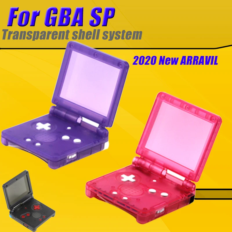 2020 прозрачный корпус для GBA SP сменный чехол Game Boy Advance SP|Чехлы| |