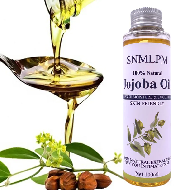 

100 ml 100% Natural Organic Jojoba Oil Best Skin Care Relaxing Massage Oils Hair Growth Can be Used For Body Care Oil