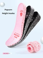 height increase insoles soft elastic comfortable shock absorption lift cushion men women arch support sport running shoes pads