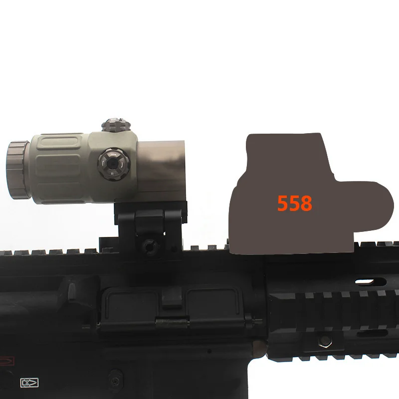EXPS3 558 голографический красный точечный прицел и G33 G43 3X лупа Combo с креплением QD для