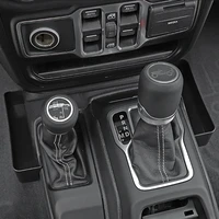 car gear shift storage box gear shifter side tray pallets stowing tidying organizer case fit for jeep wrangler jl 2018 2019