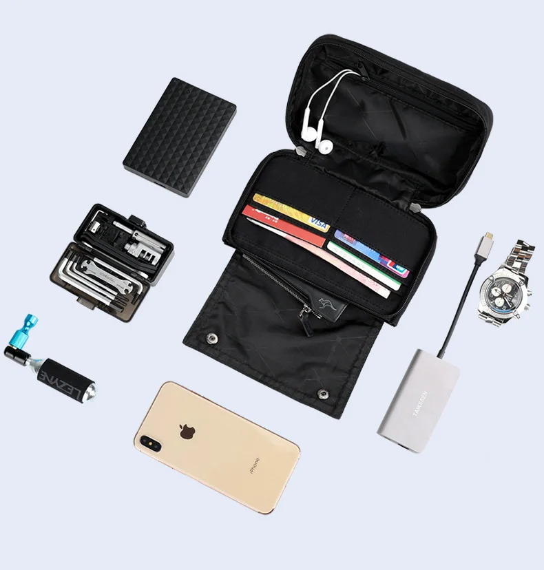 

Multi-Functional Bike Bicycle Bag Waterproof Handlebar Bags Front Frame Tube Bag Pannier Phone Case Holder Cycling Bike Tube Bag