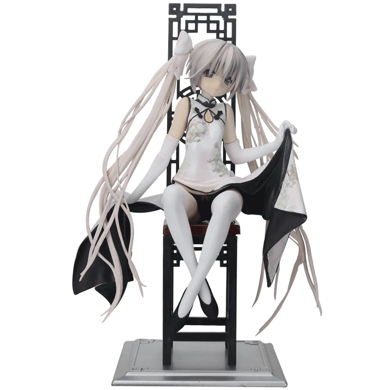 21 см Kasugano Sora ПВХ Фигурки сидя в кресле милые Аниме игрушки автомобиль стол
