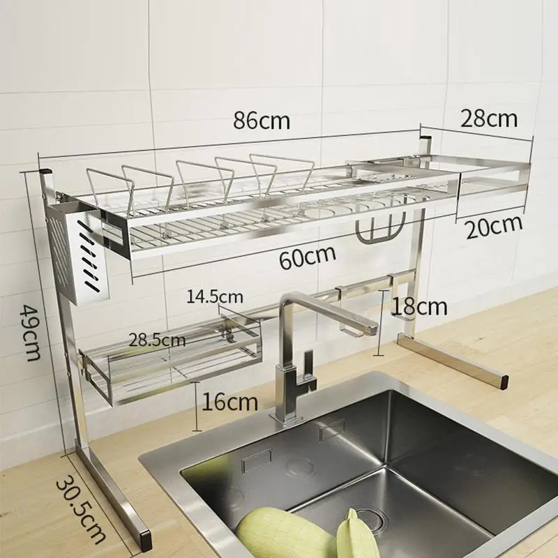 Escurreplatos Kuchnia Органайзер организации из нержавеющей стали Cocina Organizador кухня Cozinha