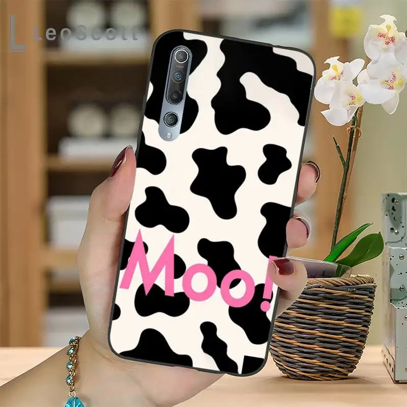 

Cow Pattern Phone Case For Xiaomi mi Redmi note 7 8t 9 9t 9s 8 10 10t 11 pro lite K20 max 3