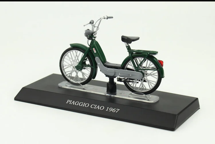 1/18 Piaggio Ciao 1967 электровелосипед Moto Guzzi легированная Модель игрушечных автомобилей Gilera Trend коллекция велосипедов игрушки автомобиль
