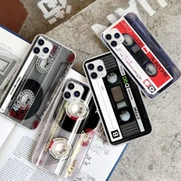 classical old cassette tape transparent mobile phone clear case for huawei p20 p40 lite p30 pro p smart 2019 honor 10i 20 lite
