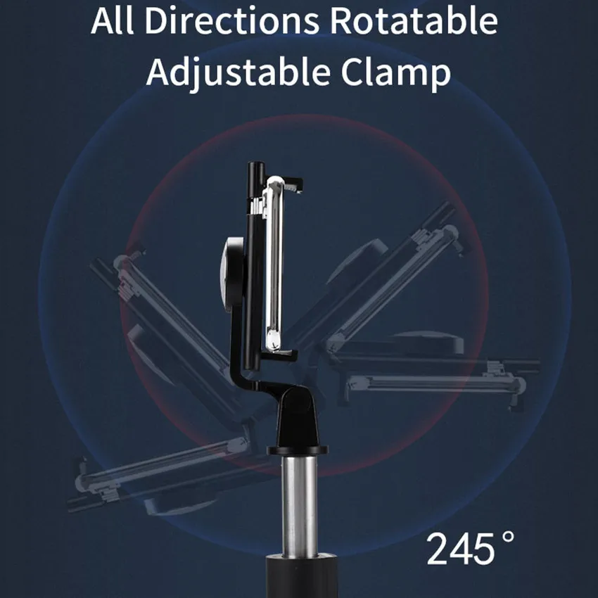 Wireless Bluetooth Selfie Stick Mini Foldable Tripod Monopods Self-Timer Artifact Rod with Mirror Remote Control for IOS Android |