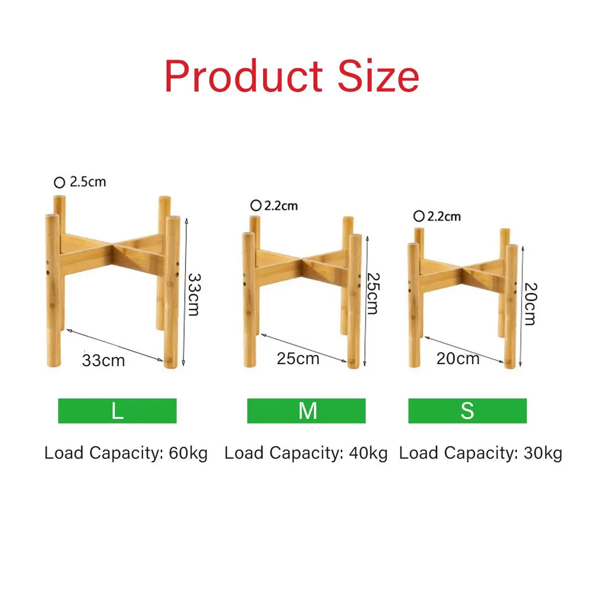 

Simple Flower Pot Holder Plant Stand Flowerpot Stand Floor-Standing Flower Pot Bonsai Holder Garden Home Flower Stand