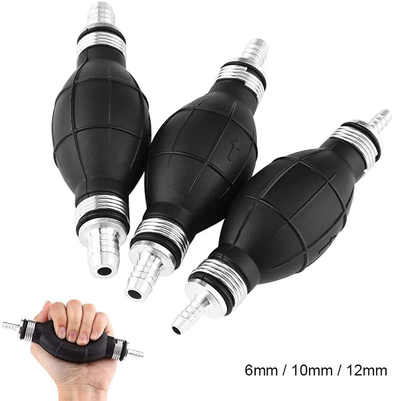 Ручной топливный насос универсальный резиновый алюминиевый для сборки линии