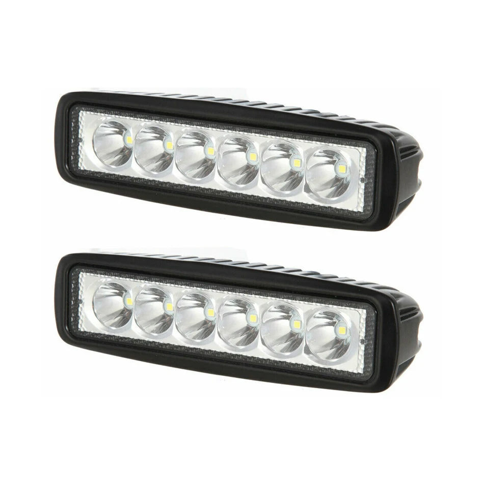 Светодиодная панель рабочего освещения 6 дюймов 18 Вт прожекторная фара дальнего