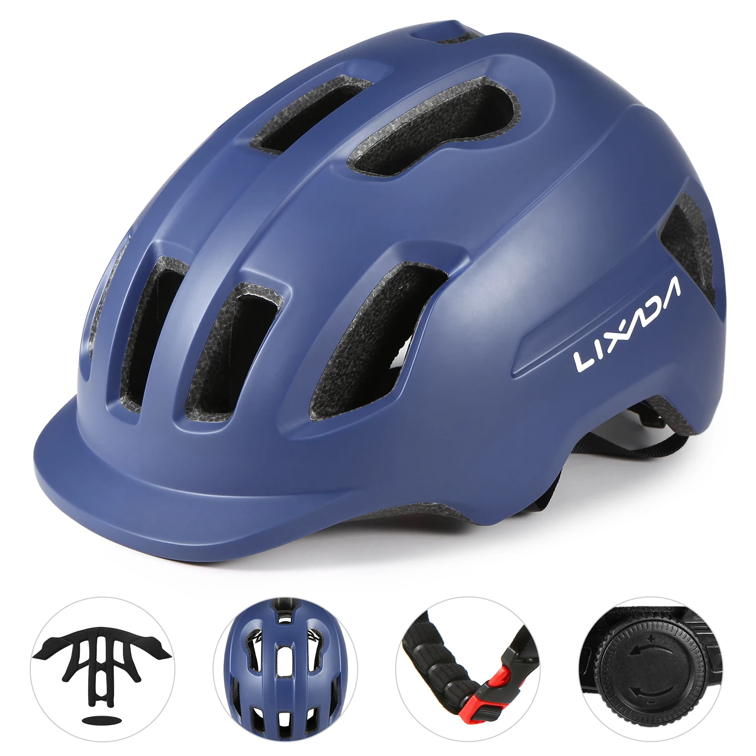 Lixada горный велосипедный шлем с солнцезащитным козырьком ультралегкий
