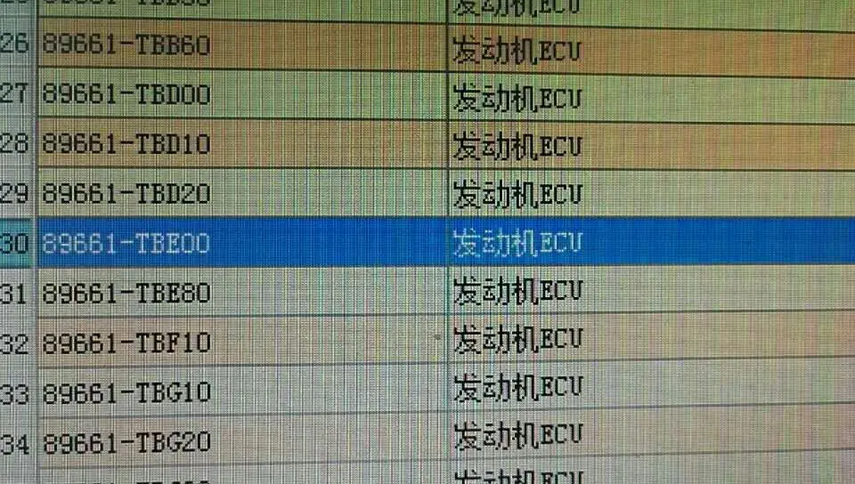 

NEW Original Car Engine Computer Board ECU Electronic Control Unit 89661-TBE00 for XiaLi