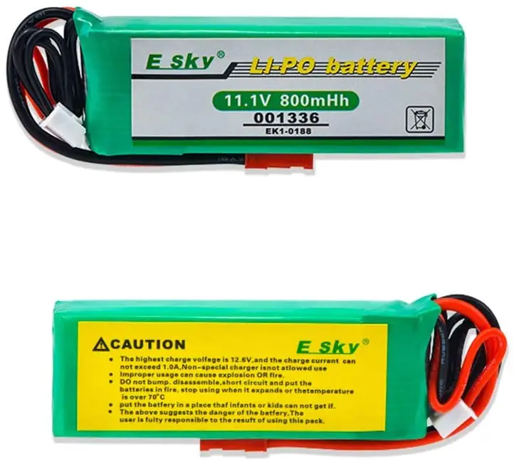 2 шт. литий полимерный аккумулятор 11 1 В 800 мАч для вертолета Esky EK1 0188 001336 Big LAMA