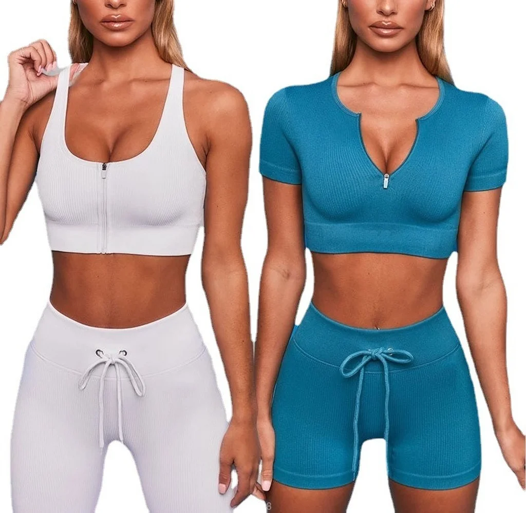 

Women's Sportswear Fitness Yoga Sets High Waist Sports Leggings Sports Bra Gym Clothing Workout Set Sport Suit