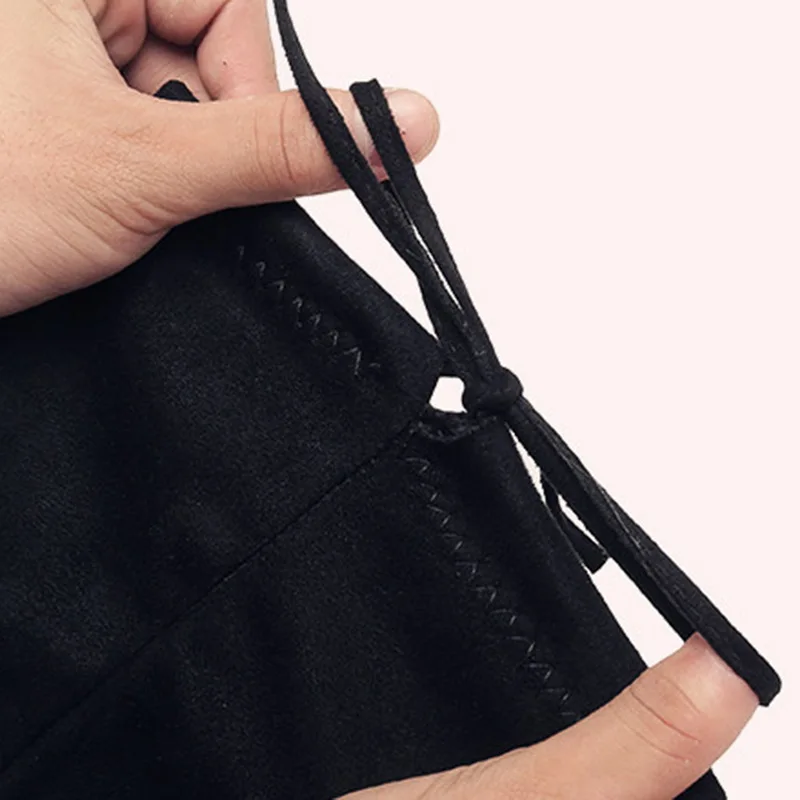 LASPERAL/2019 осенние женские сапоги Черные Сапоги выше колена пикантные до бедра