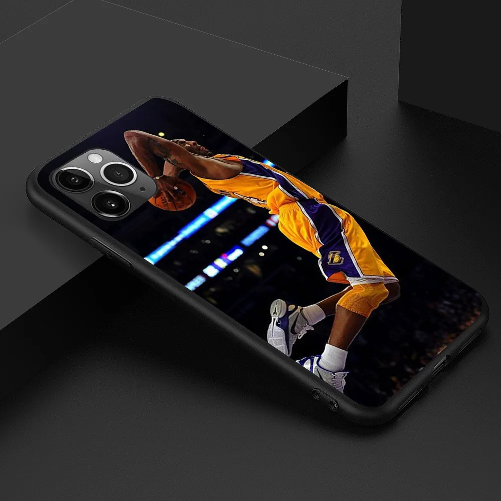 

IPhone phone case suitable for iPhone 12 11 Pro X 7 6 5 6S 8 Plus XR XS Max SE basketball superstar memorial phone cases