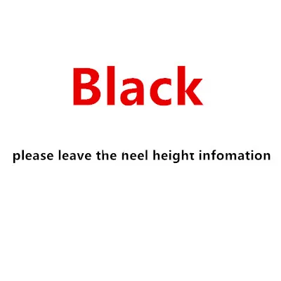 Black M shoes B est high heels top quality - Color: Black