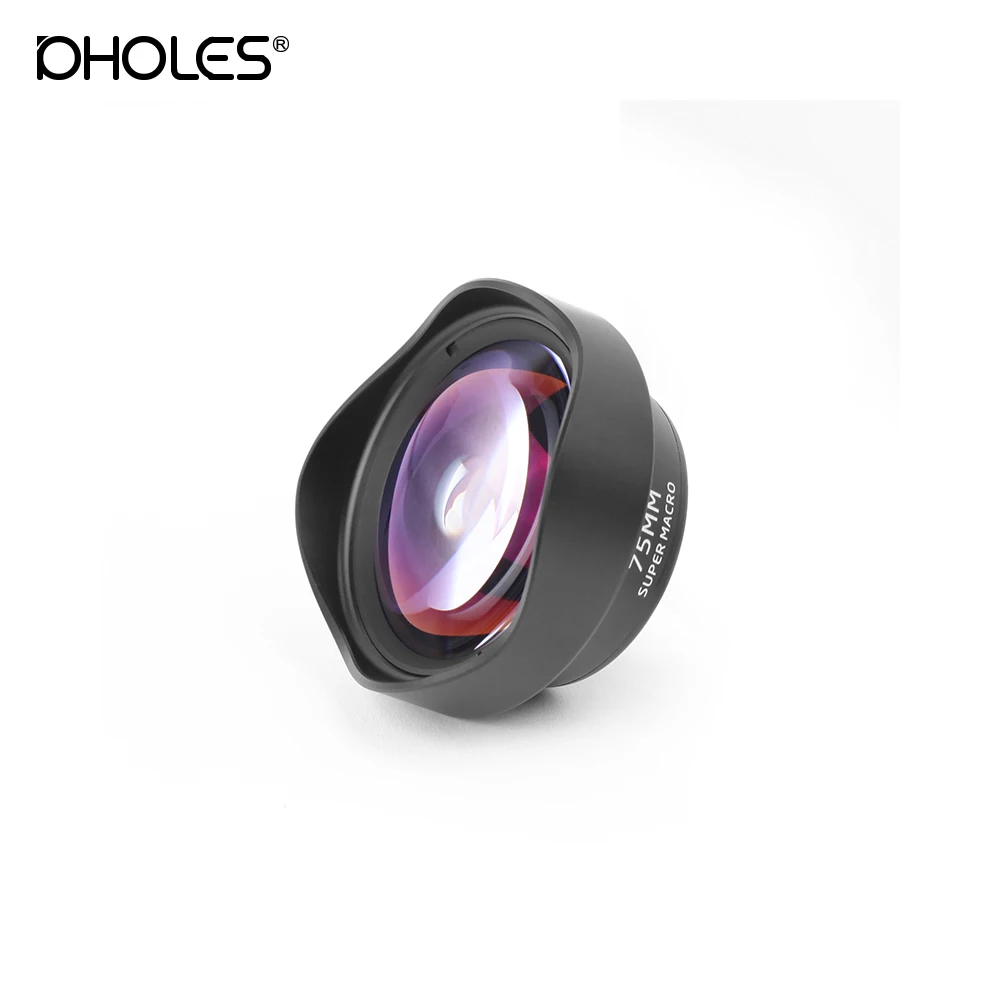 Новый Pholes Объективы 75 мм мобильный макро-объектив для камеры телефона