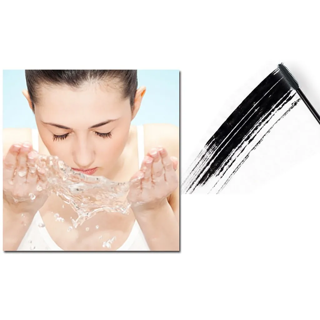 Модная Удлиняющая силиконовая ресница для макияжа глаз черная Водостойкая тушь