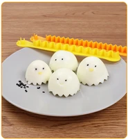 cut eggs 2 packs fancy cooked eggs cutter household boiled eggs creative everything 2 tools bento mold