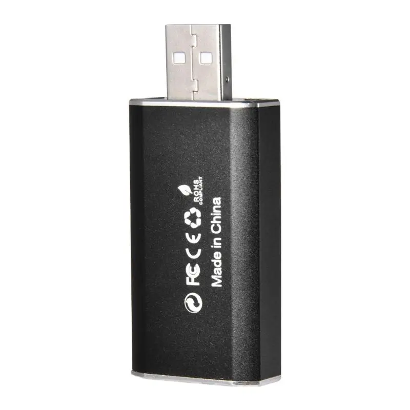 Мини Портативная Карта видеозахвата USB2.0 HDMI видео Захват коробка запись USB игра