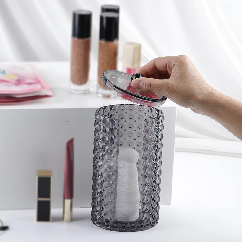 Коробка для хранения косметики органайзер ватных палочек аксессуары ванной