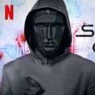 Взрослая игра кальмар косплей маска на все лицо круглый шесть маскарадные аксессуары маска Рождественская маска Быстрая доставка