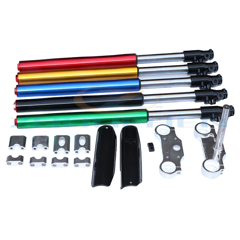 

710MM front inverted fork shock absorption 45MM suitable for Chinese dirt pit bicycle CRF KLX with protective cover