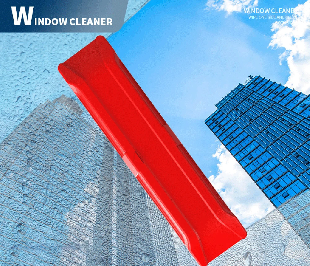 Cepillo de limpieza magn&eacute;tico de doble cara para el hogar, utensilio de limpieza de vidrio de doble capa, herramientas m&uacute;ltiples port&aacute;tiles, nuevo-1