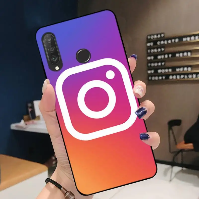 

Phone Case For Huawei P20 30 40 Pro Mate 20 30 40 Pro Honor 9x 10 30lite Y62019 New I-Instagrams Logo