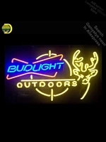 budlight outdoors deer neon signs handcrafted neon bulb glass vintage neon signs outdoor a frame sign shopping hall sign lighter