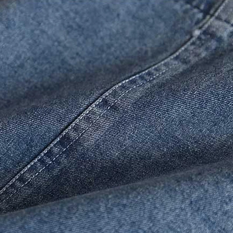 

Womens Denim Jacket Lapel Slim Waist Fashion Office Lady Formal Outwear Vintage Spring New Arrival Blue AZ21421836
