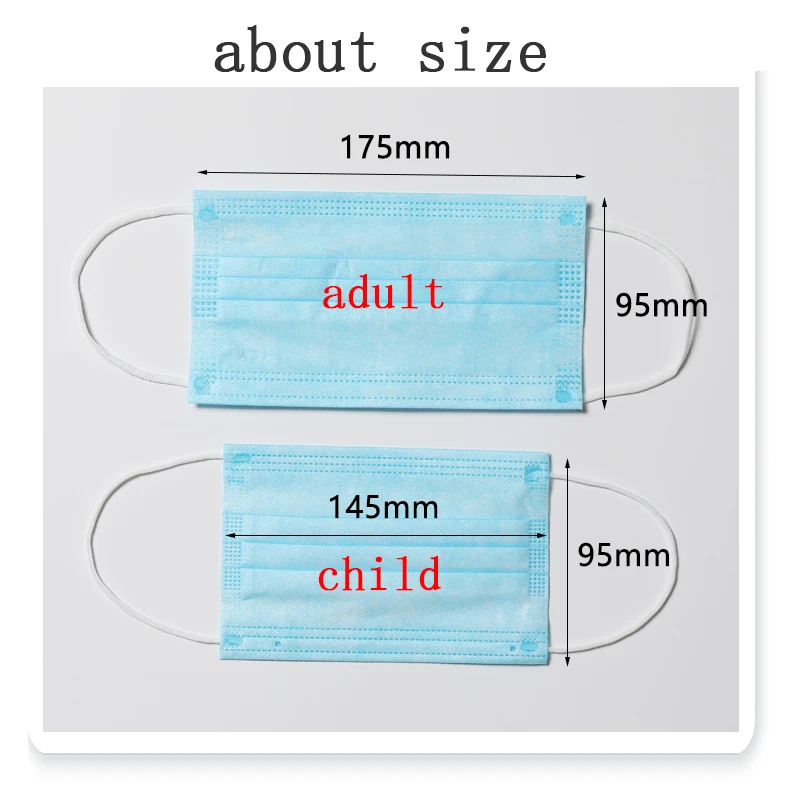 

Children's Dust Mask Disposable Three-layer Protective Mask Autumn Anti-PM2.5 for Age 4-12 Dust-proof Breathable Respiratory