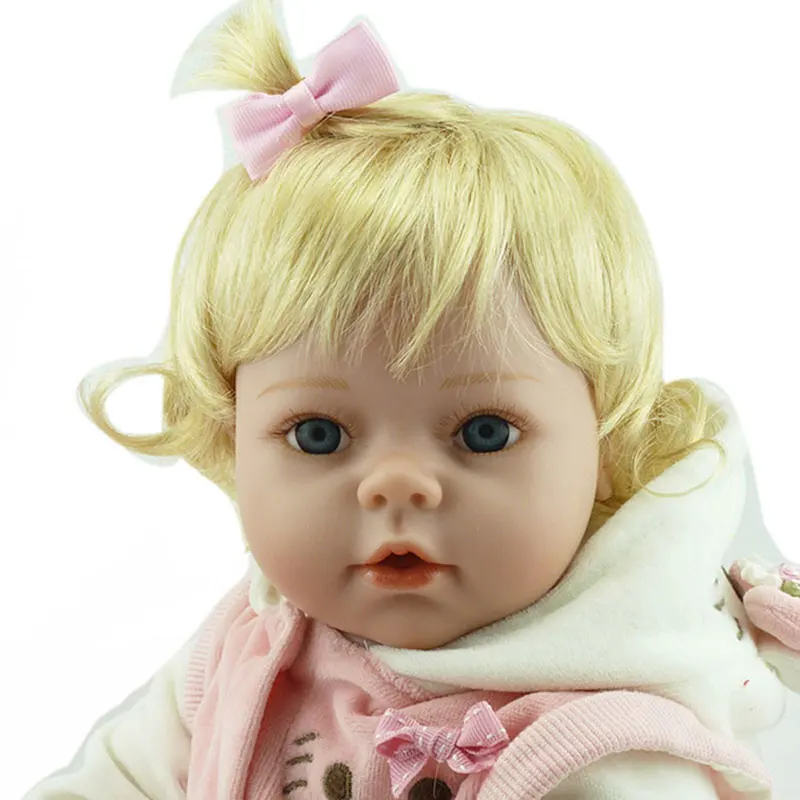 

Newest silicone reborn realistic doll newborn baby 55cm cute baby reborn dolls christmas birthday gift children's toys