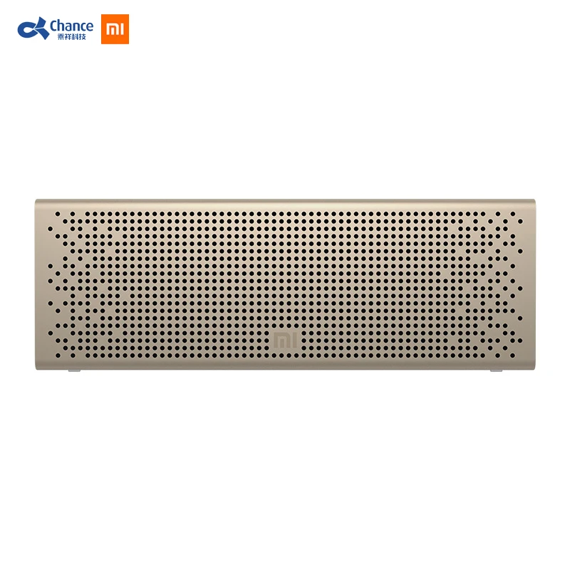 gold Xiaomi mi Bluetooth динамик стерео беспроводной mi ni портативный металлический AUX Входной динамик музыкальный mp3-плеер - Цвет: gold