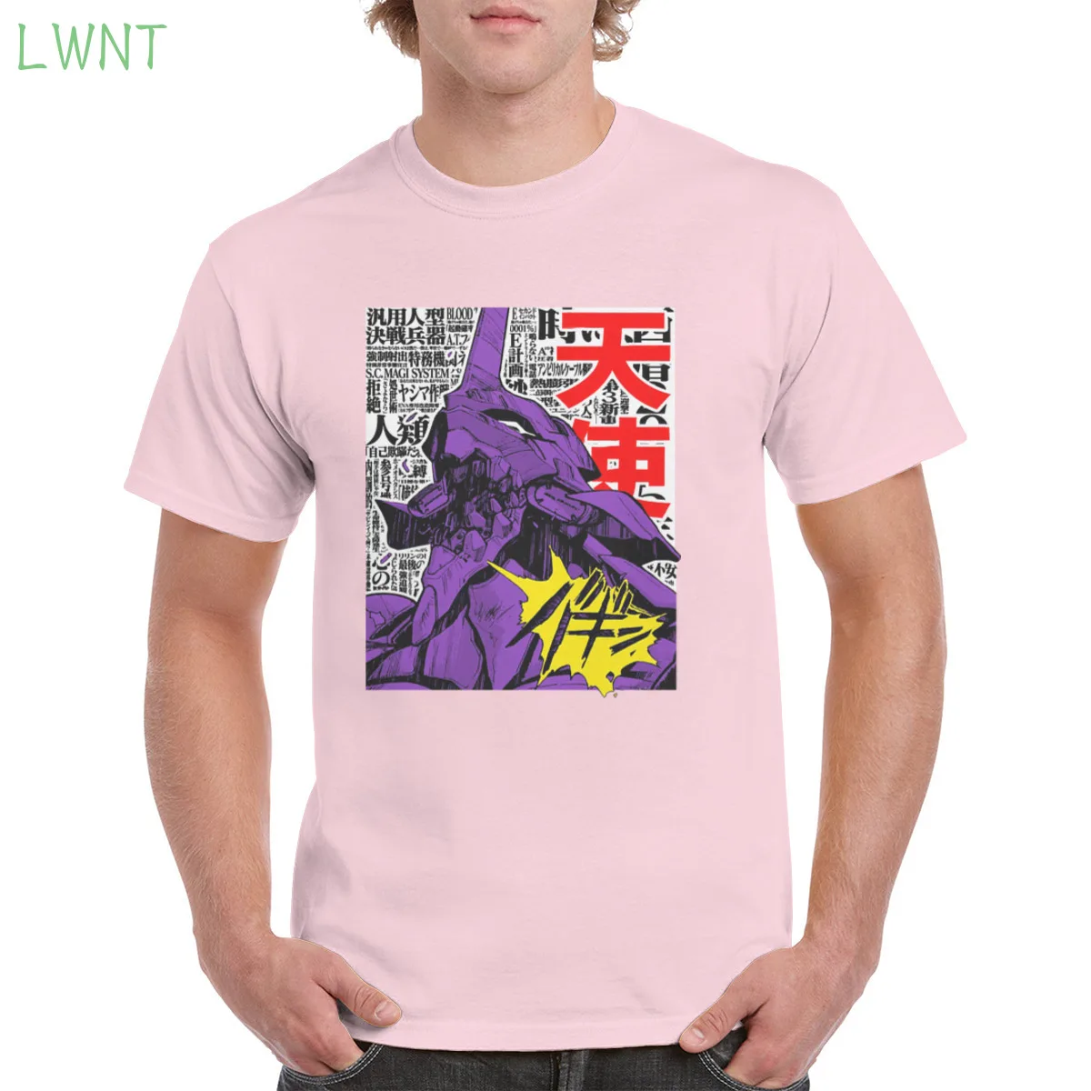 

Berserker mode EVA 01 New Century Warrior Cartoon anime t shirt 100% cotton Ayanami Rei Oversized Gothic punk women/man T-Shirts