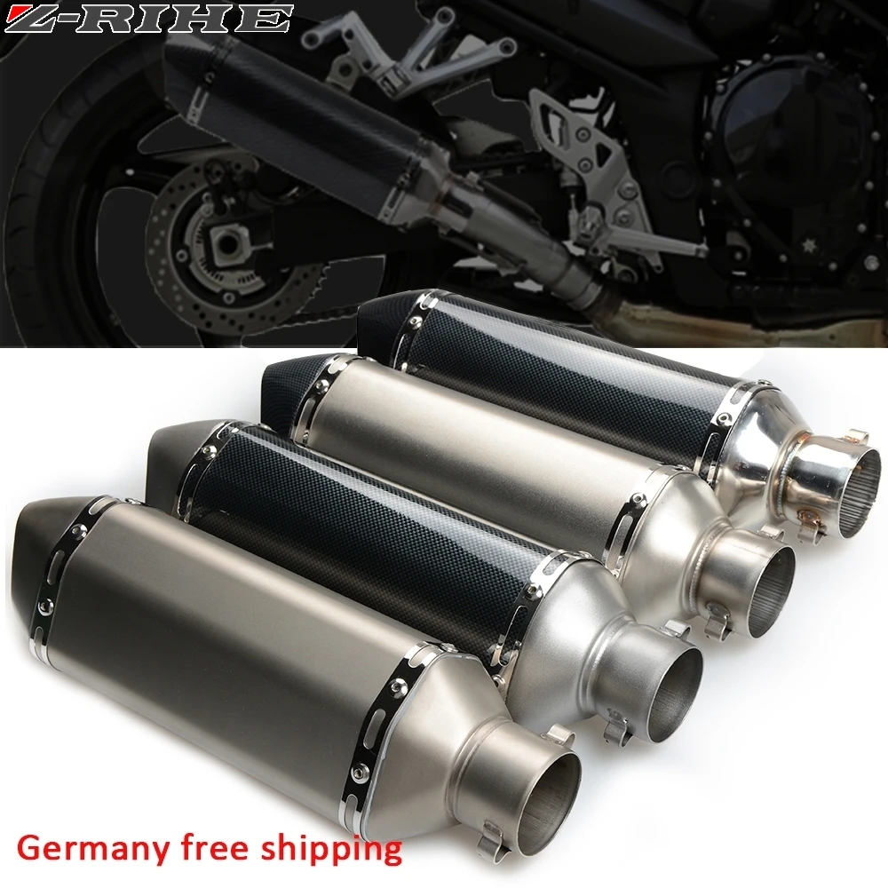 36 мм 51 из нержавеющей стали универсальный Escape Moto rcycle Motorcross скутер глушитель
