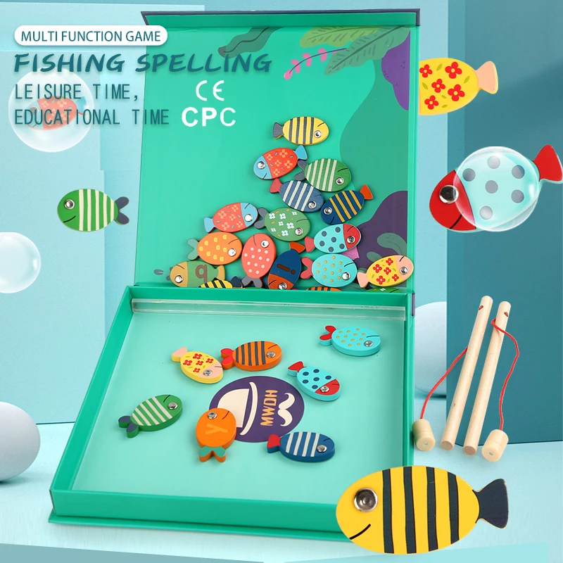 

Игрушка Монтессори деревянная для детей и родителей, магнитные товары для детского сада, развивающие наборы для раннего обучения