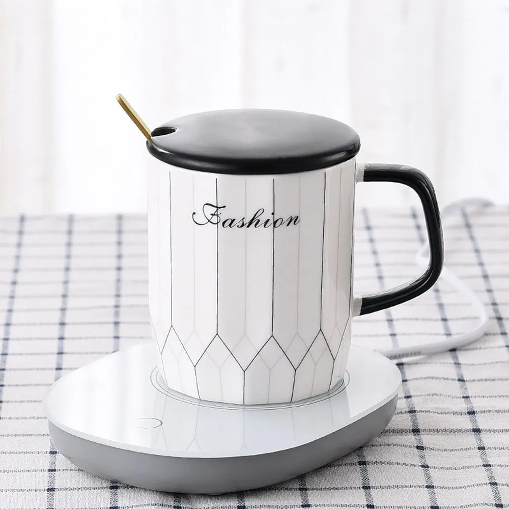 Кружка с подогревом для молока и кофе Подарочная чашка компании креативная