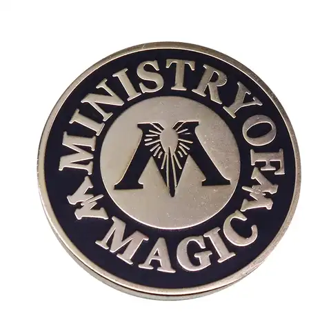 Значок министерства маджика, эмалированная брошь магического сообщества, значок в стиле волшебного мира, аксессуар в стиле фильма