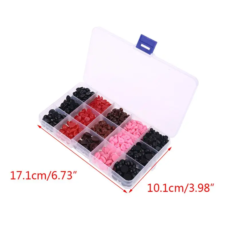 

1070pcs/box 6 Sizes Plastic Safety Eyes for Bear Doll Stuffed Toys Animal Puppet DIY Crafts Accessories