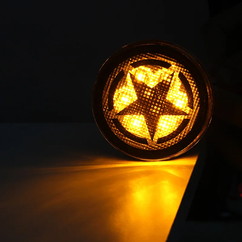 Копченый светодиодный дневные огни стойкие к/Сигнальные лампы со звездой