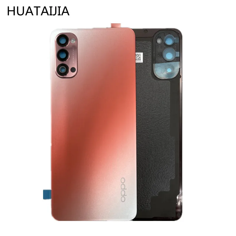 Cubierta trasera de bater&iacute;a para Oppo, carcasa trasera para Oppo Reno4 5G, 5G, PDPM00, PDPT00, CPH2091, nueva-2