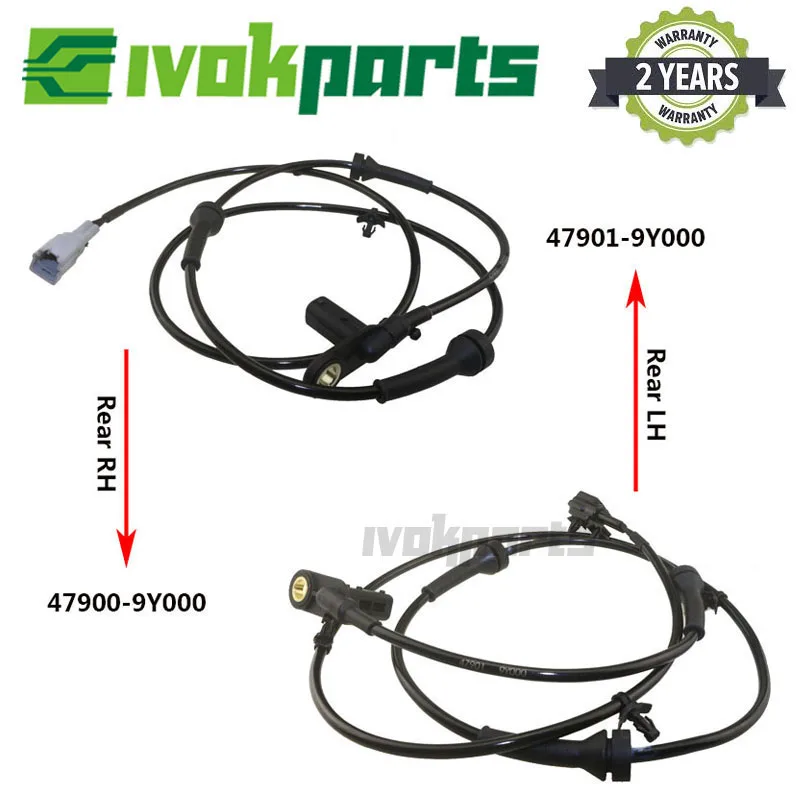 2x задний левый и правый датчик скорости колеса L/R ABS для 2003-2008 Nissan TEANA I J31 2 0 3 5 47901-9Y000