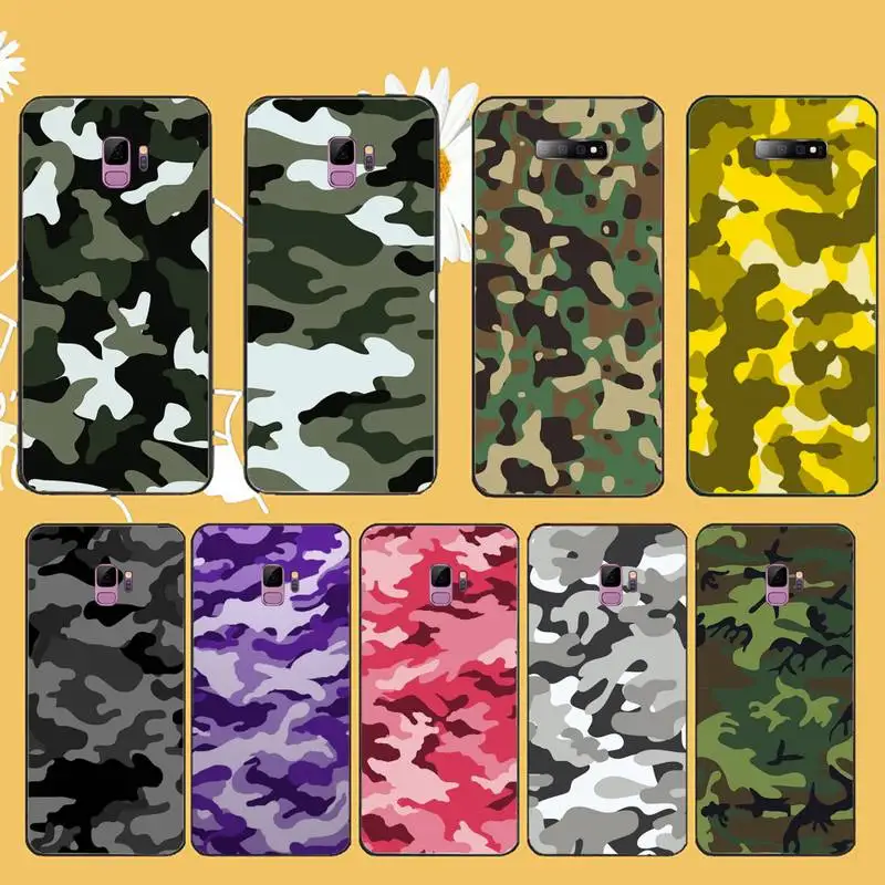 

ArmyGreen Military camouflage Phone Case For Samsung galaxy A S note 10 12 20 32 40 50 51 52 70 71 72 21 fe s ultra plus