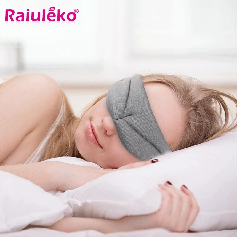 3D ультра мягкая дышащая нейлоновая маска для сна путешествий губка памяти женщин