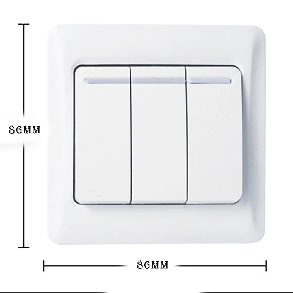 Светодиодный светильник ель света настенный 1 позиционный выключатель с 3