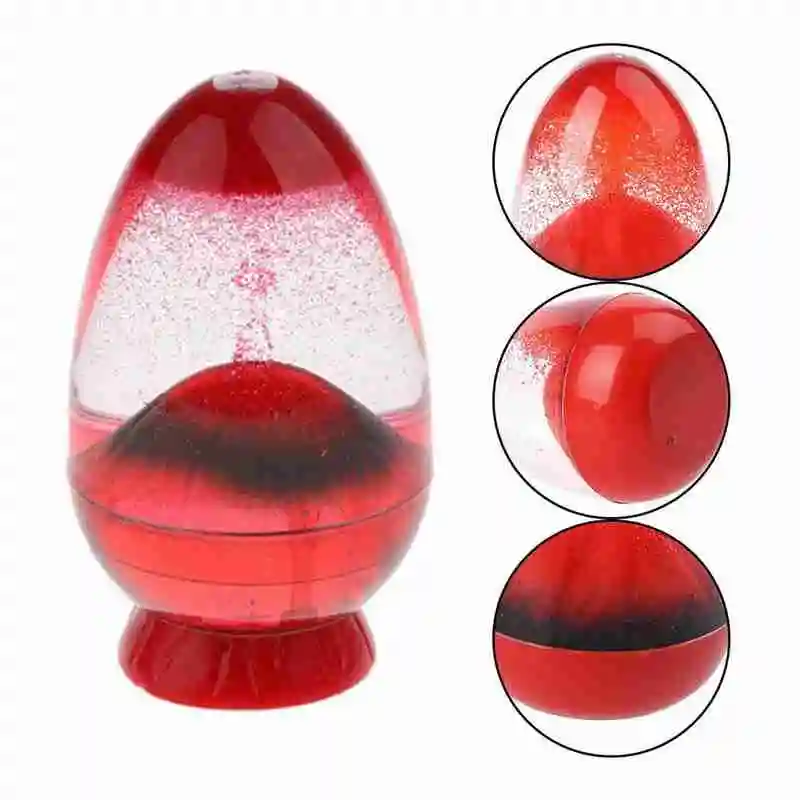 

Volcanic eruption floating sand with base creative wedding decoration Tanabata gift home firm fiery love B0L0